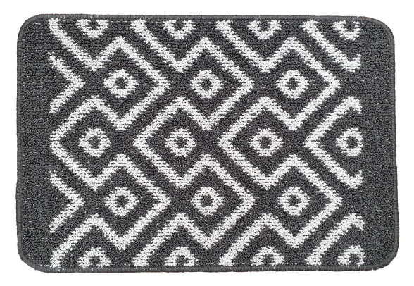 Cosy Stain Resistant Door Mat Black