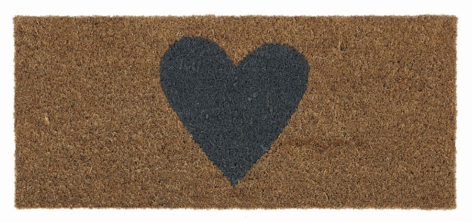 Heart Coir Insert Mat