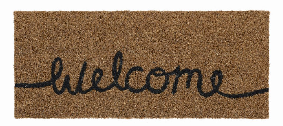 Welcome Coir Insert Mat